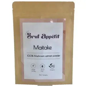 Organic Maitake Mushroom Extract Powder (50g) (Raw USDA Organic Certified no additives no fillers)