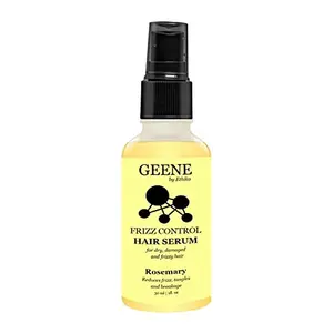 Ethiko Geene Frizz Control Hair Serum with 100% Natural Rosemary and Lavender Reduces Frizz Tangles & Breakage For Men And Women - 30 ml