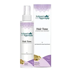 Kulsum's Kaya Kalp Herbals Hair Tone Anti-Dandruff & Hair Fall Control for All Hair Types & All Seasons (100ml)