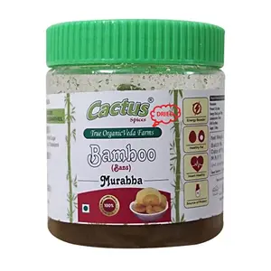 CACTUS SPICES Homemade Glazed (Dry) Bamboo/Bans Murabba "Height Improver" Without Liquid 400G