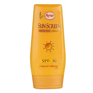 Ayur Sunscreen Lotion Your Skin Bears On Exposure To Sun 100ml SPF 30