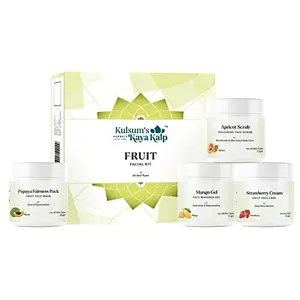 Kulsum's Kaya Kalp Herbals Fruit Facial Kit All Skin Types (pack size)
