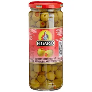 FIGARO Stuffed Green Olives with Pimiento Paste 450 g