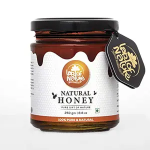 LAP OF NATURE Natural Honey | Unprocessed | 100% Pure& Natural | Additives Free | 250g