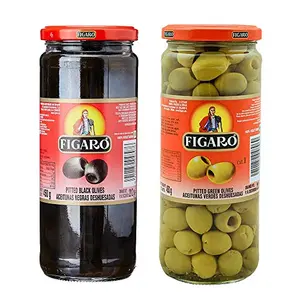 Figaro Pitted Black Olives & Pitted Green Olives 29.63 oz / 840 g Variety Pack