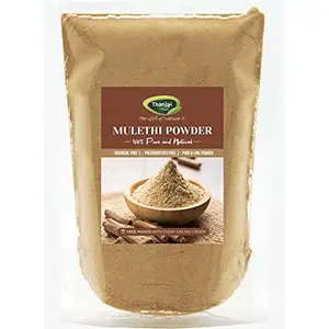 Thanjai Natural 100g Mulethi Powder (Licorice Powder | Glycyrrhiza Glabra | yashtimadhu) For Body | Skin Whitening | For Body Skin and Hair.