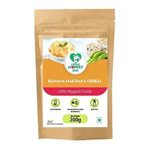 Little Moppet Foods Banana Makhana Cereal - 200g