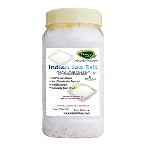 Thanjai Natural's 500g Jar Indian Natural Sea Salt 100% Natural for Healthy Cooking 500g