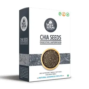 LAPOFNATURE Premium Raw Chia Seeds 250 GM | For Weight Loss | Healthy Snack | Rich in Omega 3 - Protein & Fibre