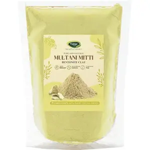 Thanjai Natural 100% Pure and Natural 1kg Multani Mitti Powder for Face Pack | Bentonite Clay - (1000 Grams)