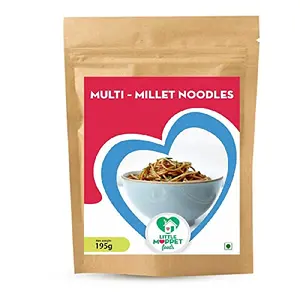 Little Moppet Foods Noodles - 195g (Multimillet Noodles)