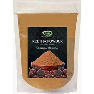 Thanjai Natural Reetha | Aritha | Soapnuts (Sapindus Mukorossi) Powder 250gm For Silky & Smooth Hairs | Hair Cleansing & Conditioning | Hair Face & Skin Care - 100% Pure and Natural Homemade Product
