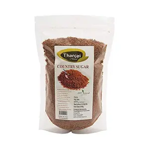 Thanjai Natural Jaggery Powder 1kg | Gur/Gud Powder | Naatu Sakkarai | No Chemicals Preservatives Free | No Artificial Colors | Traditionally made