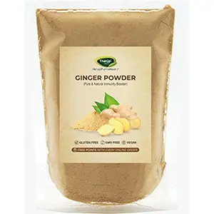 Thanjai Natural 400g Dry Ginger Powder | Ginger Root Powder | Saunth Powder for Cooking Baking Seasoning Cookies Tea Ginger Bread Cakes Strong Flavor and Highly Aromatic Adrak Powder (400gm)
