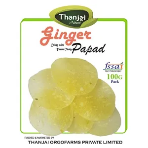 Thanjai Naturals Pappad Ginger by Homemade in Traditional Method 100 Grams