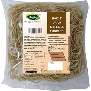 Thanjai Natural Horsegram Millet Noodles (180g) of Homemade Natural Millet Noodles( No Preservatives No Chemicals No Artificial Extract)