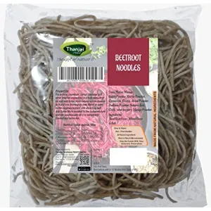 Thanjai Natural Beetroot Noodles 180 Grams of Homemade Natural Noodles (No Preservatives No Chemicals No Artificial Extract)