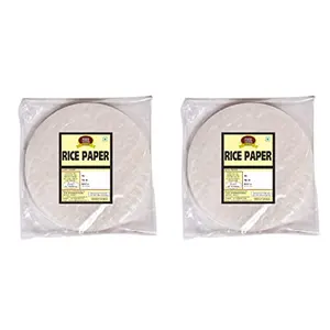 Food Essential Rice Paper Sheet - 800 gm. 22cm (Spring Roll Wrapper) Pack of 2