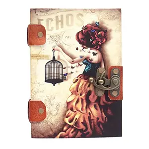Craft Play Handicraft Echos Print Special Binding Lock diary 7x5 With 144 pages