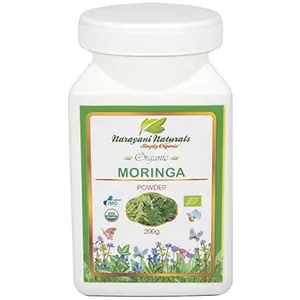 Organic Moringa Oliefera Leaf powder (200 gms) 100% Certified organic
