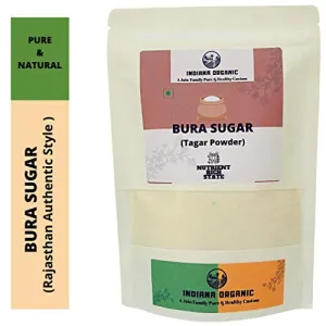 INDIANA ORGANIC Tagar Powder Jaipur Bura Sugar (800 Gram)