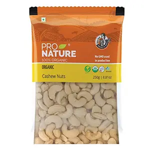 Pro Nature 100% Organic Cashew Nuts 250g
