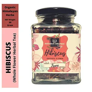 Indiana Organic Hibiscus Tisane for Tea Use 50 Gm