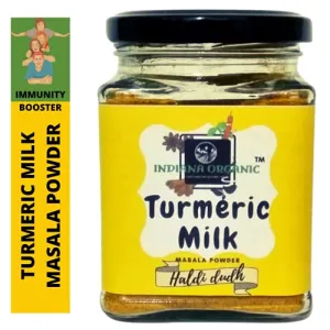 Indiana Organic Immunity Booster Turmeric Latte Mix Golden Milk Masala - 120 Gram