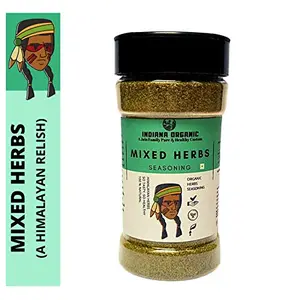 Indiana Organic Mixed Herbs - A Himalayan Relish/Seasoning with Himalayan Herbs (100 Gram)