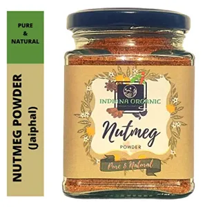 Indiana Organic Jaiphal Powder Nutmeg Powder Packed on Order Fresh 100 Gm