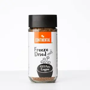 Continental Freeze Dried 100% Pure Instant Coffee Powder 100g Jar | Cold Coffee | Black Coffee |