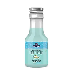 Sapphire Vanilla Food Flavour Essence 30ml for Baking Cakes Cookies Chocolates Ice Creams Desserts