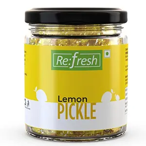 Refresh Lemon Pickle 200 gm Homemade Taste Nimbu Ka Achaar | It is Sweet Tangy and a bit Spicy