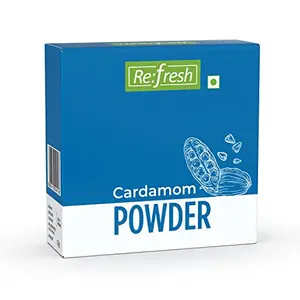 Refresh Cardamom Powder 15 gm | Elaichi Powder | For Cooking & Baking | No Artificial Addictives | Natural Spices | Authentic Flavour & Quality