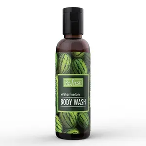 Refresh Watermelon Body Wash 50 ml with Aloe Vera Extracts to Moisturises Skin Paraben Free Body Wash for Gentle Cleansing & Soft Skin.
