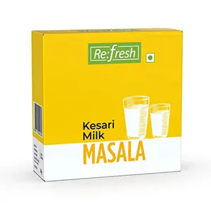 Refresh Kesri Milk Masala 20 gm | Natural Ingredient | Free from Additives | Delicious Flavour