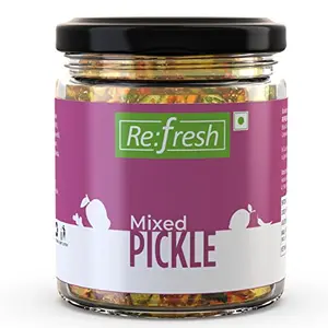 Refresh Mixed Pickle 200 gm. Mango's Lime & Mixed Vegetable Aachar