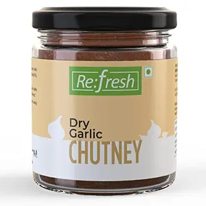 Refresh Dry Garlic Chutney 100 GM | Dry Lahsun Chutney Powder | Hot and Spicy Chutney