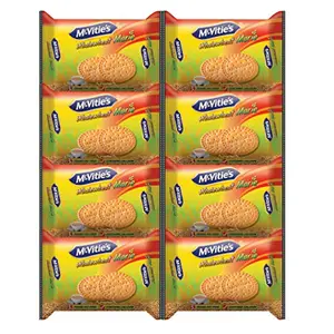 McVitie's Wholewheat Marie Biscuits with Goodness of Calcium 200g (Pack of 8)