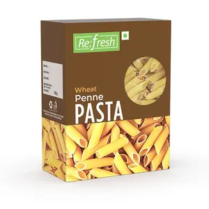 Refresh Penne Pasta | Wheat Pasta | Tube-Shaped Pasta 150 Gm