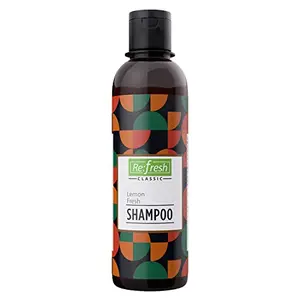 Refresh Lemon Fresh Shampoo 250 ml | Helps to Create Shinier Hair | Reduces Oil Built Up on Scalp | Helps to Deep Cleanses the Scalp | For Men & Women