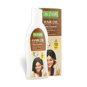 Refresh Ayurvedic Hair Oil 100 ml | Anti-Dandruff Hair Oil
