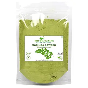 Shudh Online Moringa Leaves Powder Organic Murungai Leaf powder (1000 Grams / 1 Kg) Munagaku Muringayila Moringo Morigana Muringa for hair growth weight loss face tea