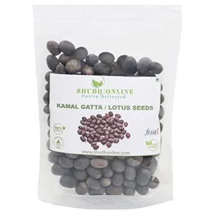 Shudh Online Kamal Gatta Seed/Lotus Seeds/Rosary of Kamal Gatta/Kamalgatta seed (200 grams)