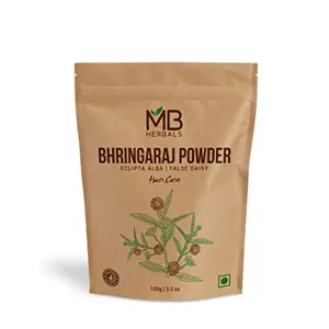MB Herbals Pure Bhringraj 100g I 100% Pure Bhringaraj Eclipta alba Powder
