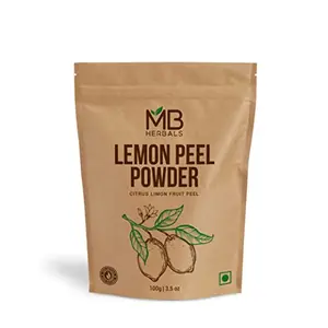 MB Herbals Lemon Peel Powder 100g | for Face Pack | External Use Only | Skin Care Formulations