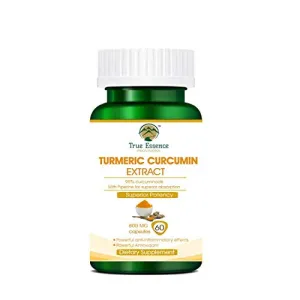 Heera Ayurvedic Research Foundation Turmeric Curcumin Extract 95% | 60 PCS. Veg Capsule (800 mg) ANTIOXIDANT