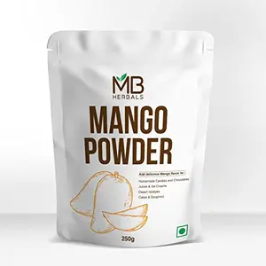 MB Herbals Mango (Ripe) Powder 250g | No added Sugar and Preservatives