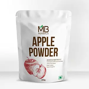 MB Herbals Apple Fruit Powder 250g | No Added Sugar and Preservatives | Milkshakes | Dessert Recipes