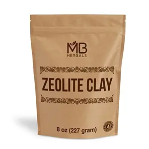 MB Herbals Zeolite Clay 227g | Natural with minerals | For Healthy Hair & Skin